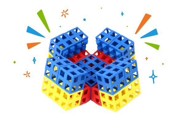 nest made of Kid Spark blocks