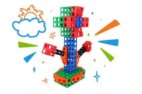 flower made of Kid Spark