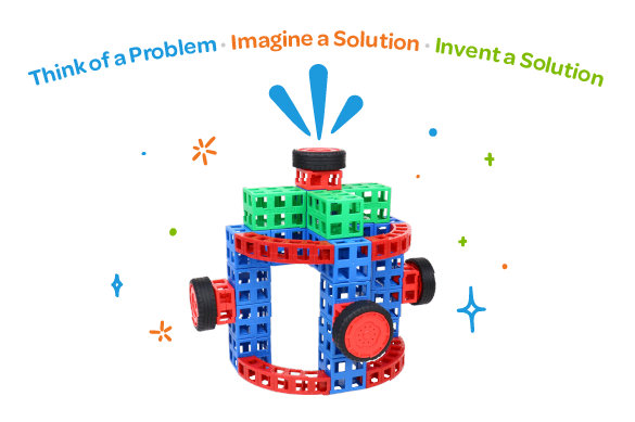 fire hydrant made of Kid Spark blocks