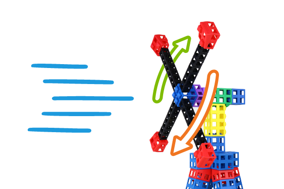 windmill made of Kid Spark blocks