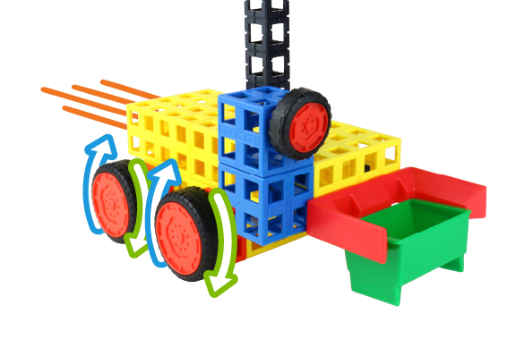 rover made of Kid Spark blocks