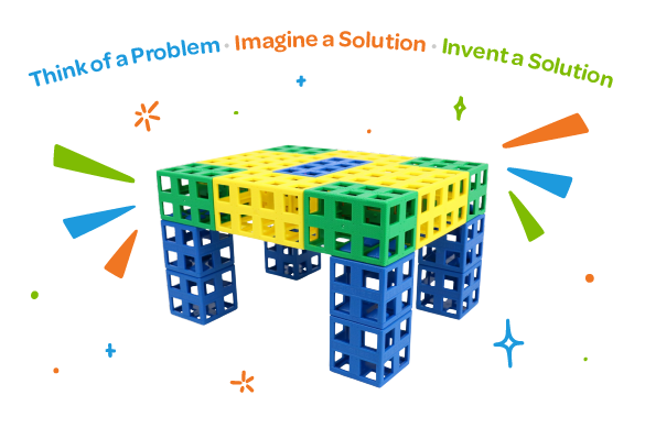 nightstand made of Kid Spark blocks