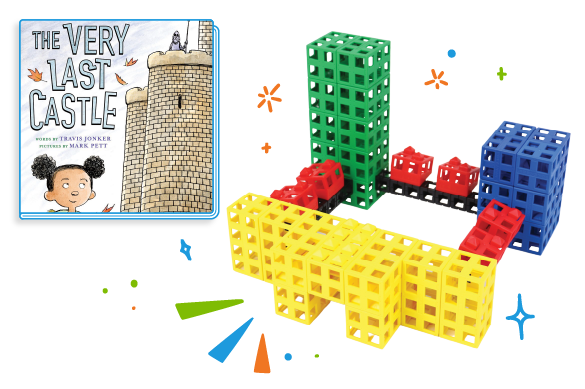 castle made of Kid Spark blocks