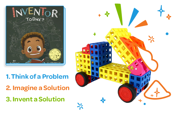 dump truck made of Kid Spark blocks