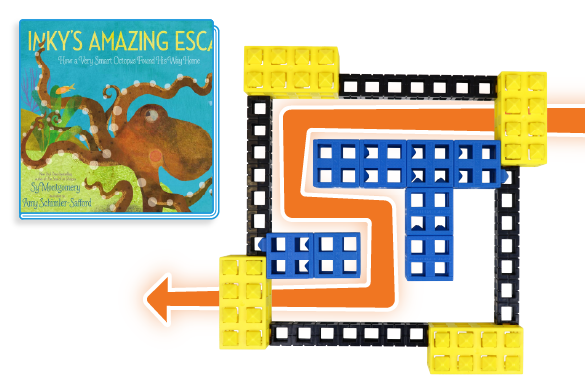 maze made of Kid Spark blocks