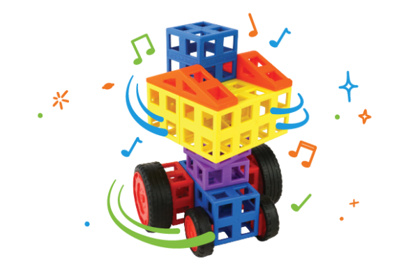 dance wheelchair made of Kid Spark blocks