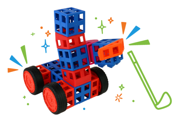 golf chair made of Kid Spark blocks