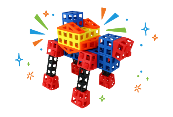 horse and saddle made from Kid Spark blocks