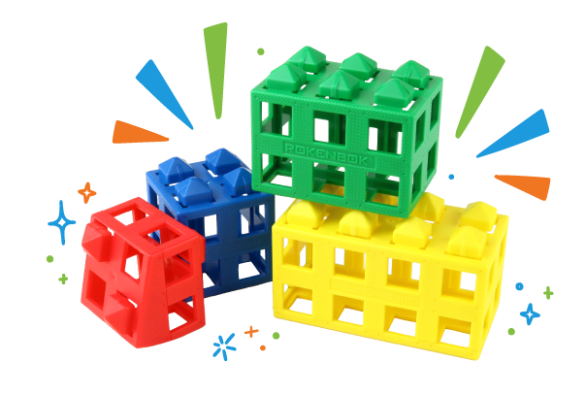 four Kid Spark blocks