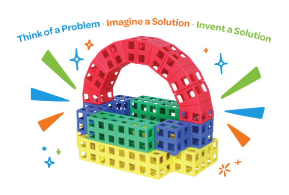 basket made of Kid Spark blocks