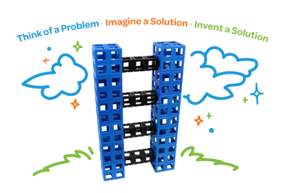 ladder made of Kid Spark blocks