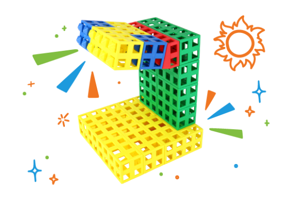 shade structure made of Kid Spark blocks